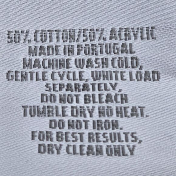 Penedo Weaving Jacquard Oversized Throw Blanket Plaid Cream Black 50x70 Portugal - Picture 6 of 8